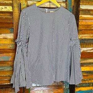 Neiman Marcus Bow Bell Sleeve